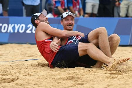 Beachvolleyball: Norweger Mol/Sörum holen Gold