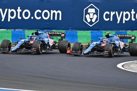 Alonso & Ocon - Formel 1 - GP Ungarn - 2021