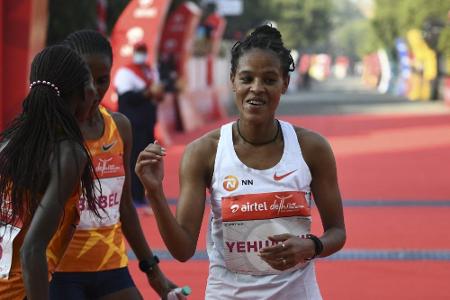 Äthiopierin Yehualaw verbessert Halbmarathon-Weltrekord