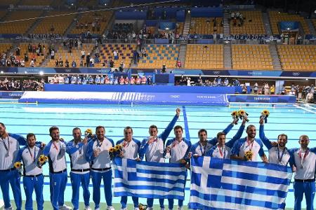 Griechische Wasserballer spenden Hälfte der Olympiaprämie an Opfer der Feuerkatastrophe