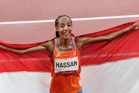 Hassan stürmt über 5000 m zum ersten Gold