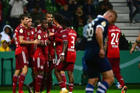 Schützenfest im Nachsitzen: Bayern lässt Bremer SV keine Chance