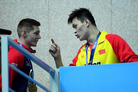 Im Mai 2014 wird Chinas Schwimm-Star Sun Yang bei den nationalen Meisterschaften positiv auf das Stimulans Trimetazidin gete...