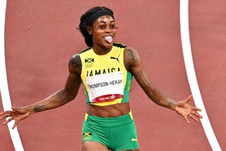 10,54: Thompson-Herah schrammt am 100-m-Weltrekord vorbei