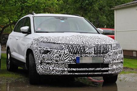 06/2020, Skoda Karoq Facelift Erlkönig