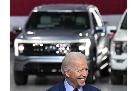 05/2021, Ford F-150 Lightning US-Präsident Joe Biden