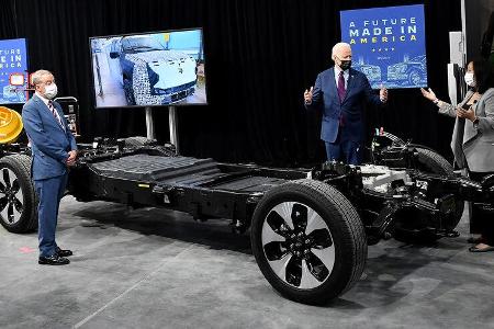 05/2021, Ford F-150 Lightning US-Präsident Joe Biden