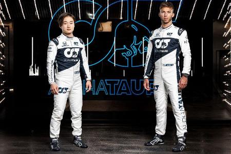 Yuki Tsunoda and Pierre Gasly