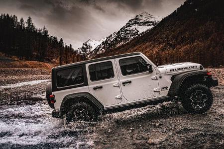 Jeep Wrangler 4Xe PHEV Europa-Version Sahara und Rubicon