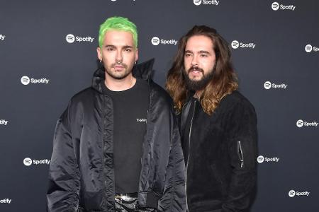 Tom und Bill Kaulitz präsentieren sich modisch unterschiedlich, doch dass sie Zwillinge sind, sieht man den Musikern von Tok...