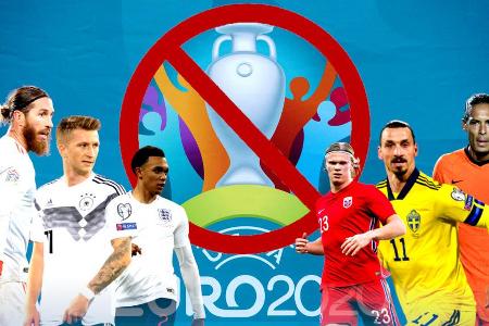 Mit rund einem Jahr Verspätung startet am Freitag die Europameisterschaft. Einige Superstars werden allerdings nicht am Turn...