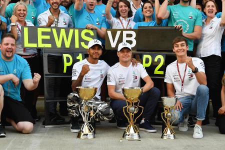 Die Teamkollegen von Lewis Hamilton