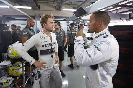 Die Teamkollegen von Lewis Hamilton