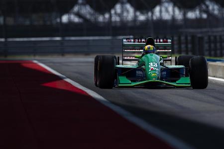 Mick Schumacher im Jordan 191 von Papa Michael