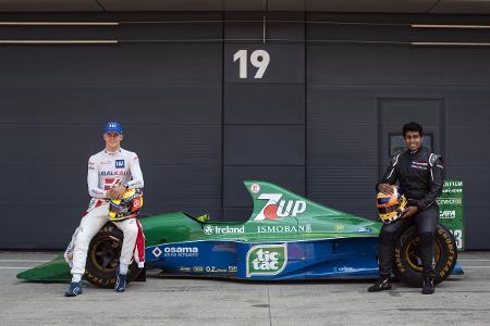 Mick Schumacher im Jordan 191 von Papa Michael