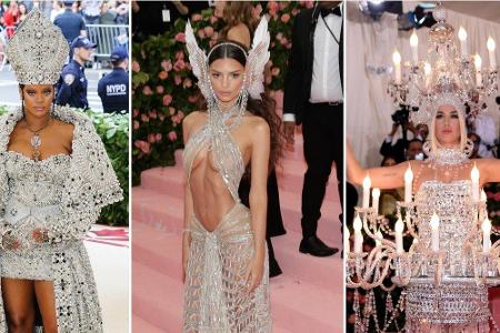 Rhianna, Emily Ratajkowski und Katy Perry legten denkwürdige Auftritte bei der Met Gala hin.