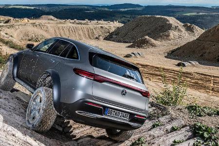 SPERRFRIST 13.10.20 00.01 Uhr Mercedes EQC 4X4² Offroad Fahrbericht
