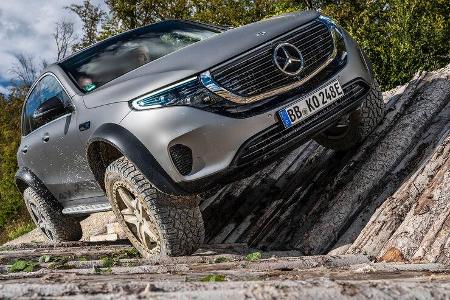 SPERRFRIST 13.10.20 00.01 Uhr Mercedes EQC 4X4² Offroad Fahrbericht
