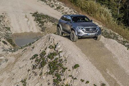SPERRFRIST 13.10.20 00.01 Uhr Mercedes EQC 4X4² Offroad Fahrbericht