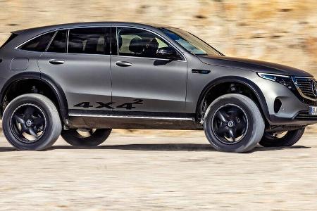 SPERRFRIST 13.10.20 00.01 Uhr Mercedes EQC 4X4² Offroad Fahrbericht