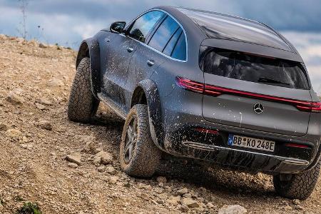 SPERRFRIST 13.10.20 00.01 Uhr Mercedes EQC 4X4² Offroad Fahrbericht