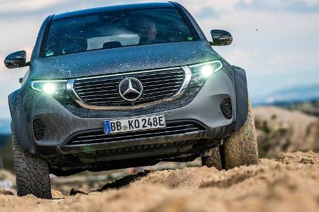 SPERRFRIST 13.10.20 00.01 Uhr Mercedes EQC 4X4² Offroad Fahrbericht