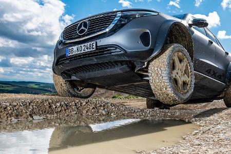 SPERRFRIST 13.10.20 00.01 Uhr Mercedes EQC 4X4² Offroad Fahrbericht