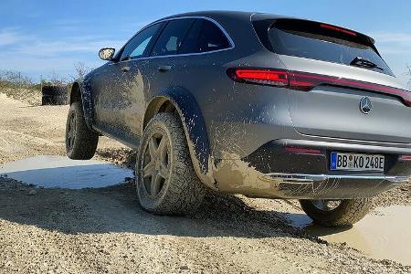 SPERRFRIST 13.10.20 00.01 Uhr Mercedes EQC 4X4² Offroad Fahrbericht