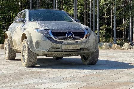 SPERRFRIST 13.10.20 00.01 Uhr Mercedes EQC 4X4² Offroad Fahrbericht