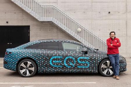 Mercedes EQS 2021 Mitfahrt