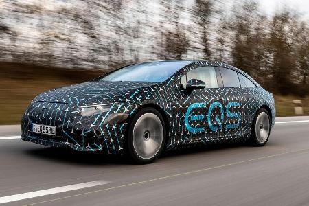 Mercedes EQS 2021 Mitfahrt