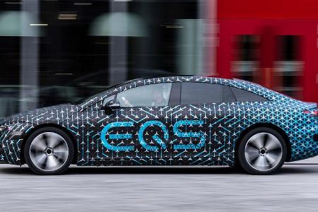 Mercedes EQS 2021 Mitfahrt