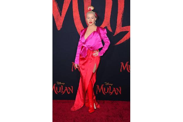 Christina Aguilera verschnauft immer mal wieder, um sich ihrer Familie zu widmen. 