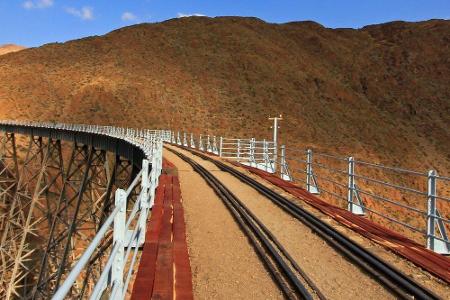 Der Zug Tren de las Nubes in Argentinien fährt auf einer Höhe von bis zu 4.220 Metern und ist nichts für schwache Nerven. Di...