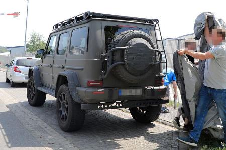 Erlkönig Mercedes AMG G4x4 hoch 2