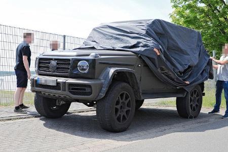 Erlkönig Mercedes AMG G4x4 hoch 2