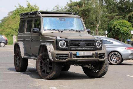 Erlkönig Mercedes AMG G4x4 hoch 2