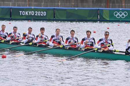 Rudern, Achter mit Steuermann