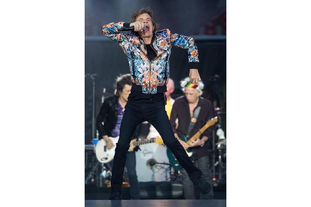 Stones-Sänger Mick Jagger fand keine Worte, postete lediglich das Bild eines lächelnden Charlie Watts, der das machte, was e...