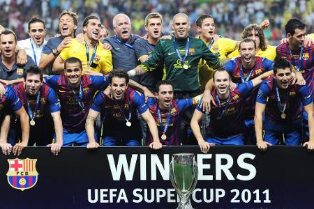 Brutal wird es im Jahr 2011. Nachdem Messi den FC Barcelona in der ersten Halbzeit in Führung gebracht hat, überschlagen sic...