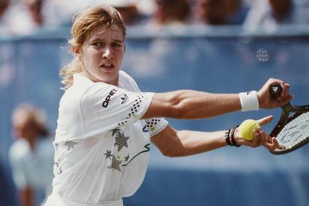 Steffi Graf ist die wohl beste deutsche Tennisspielerin aller Zeiten. Als bisher einzige Tennisspielerin überhaupt gelang ih...