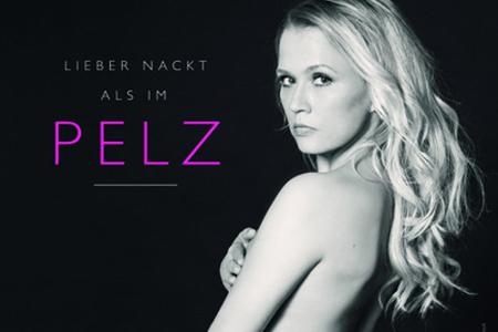 Nova Meierhenrich trägt lieber gar nichts als einen Pelzmantel