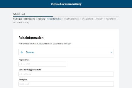 Fragen und Antworten zur digitalen Einreiseanmeldung