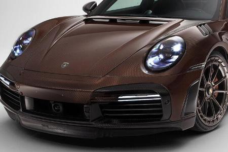 TopCar Porsche 992 Stinger GTR Limited Carbon Edition brown