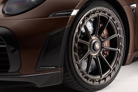 TopCar Porsche 992 Stinger GTR Limited Carbon Edition brown