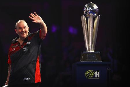 Phil Taylor (1995 bis 2002, 2004 bis 2006, 2009, 2010, 2013)