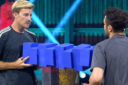 Dominik (l.) und Lars im Finale von 