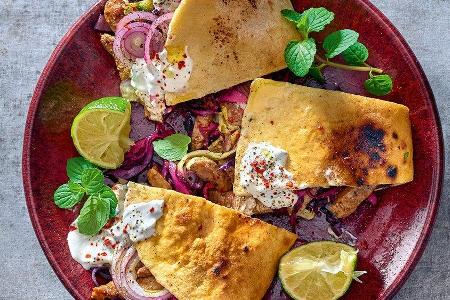 Wahis Dö-Naan kombiniert Naan-Brot mit Döner.