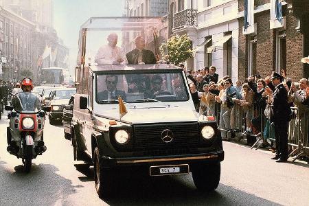 Mercedes G-Klasse als Papa-Mobil.