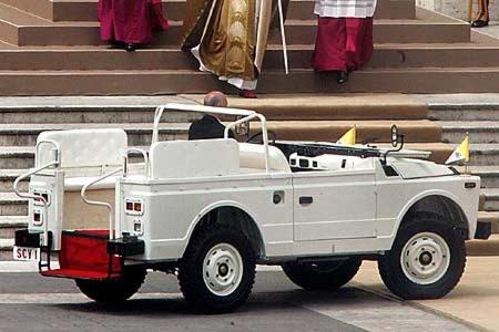 Fiat Geländewagen als Papa-Mobil.